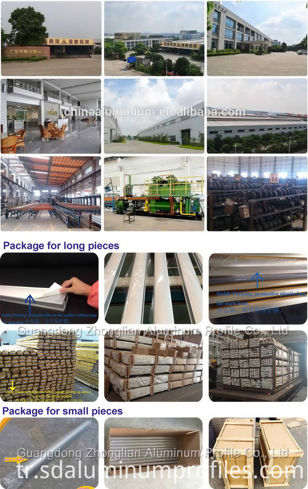 Manufacturer 6063 Aluminum Extrusion Profiles Aluminium Curtain Wall for Decoration